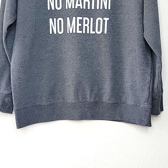 A PEA IN THE POD Maternity Long Sleeve Sweatshirt Top M No Mimosa Martini Merlot - Picture 3 of 10